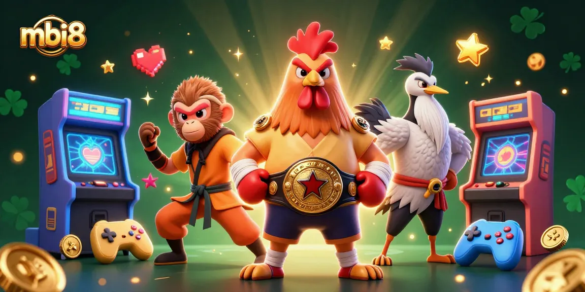 Experience thrilling gaming with mbi8’s vibrant online casino action, featuring unique characters and gaming elements.