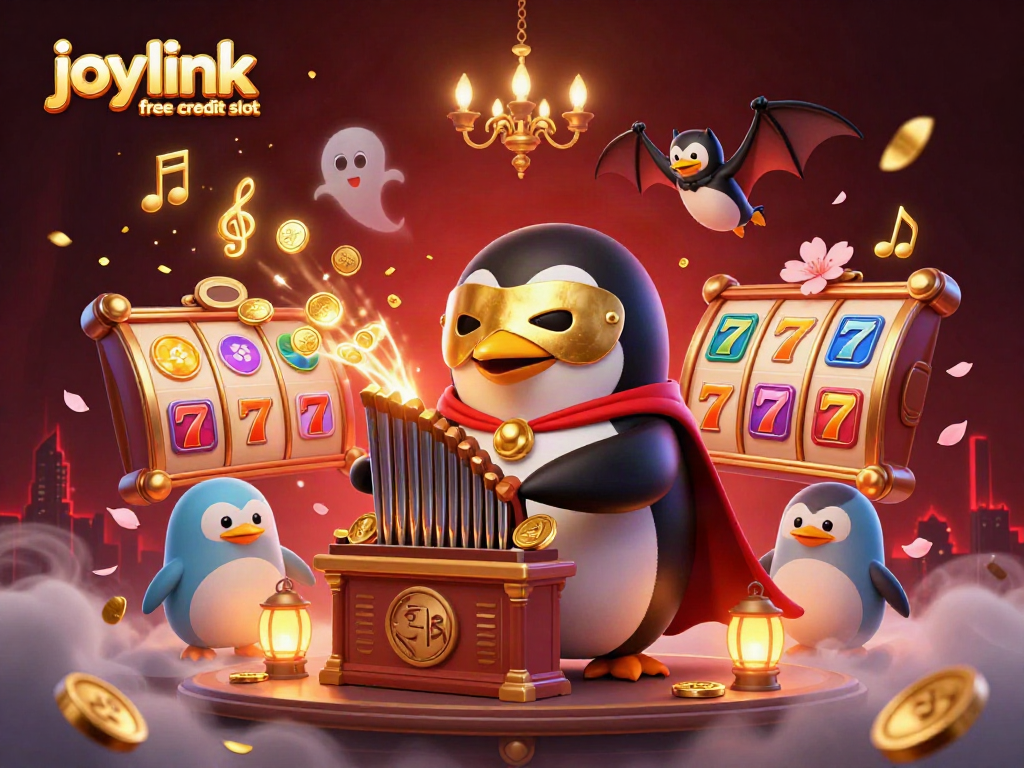 Engage with joylink free credit slot and win big with vibrant illustrations and dynamic casino elements