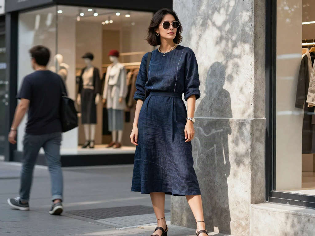 Stylish person showcasing ROKOK88 apparel in urban setting, capturing the essence of quality materials and modern fashion.